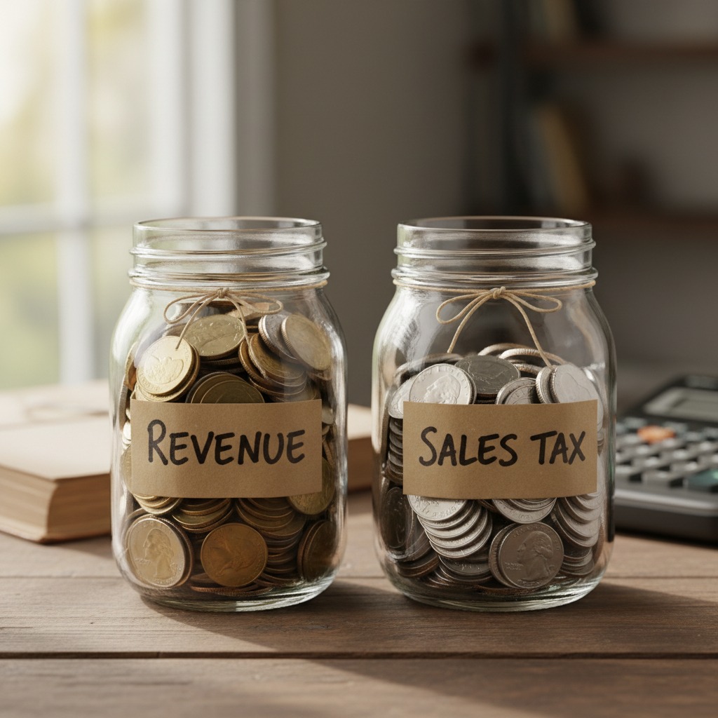 sales tax collected is money you hold and send to the state.  It is not your money and must not be treated as yours.